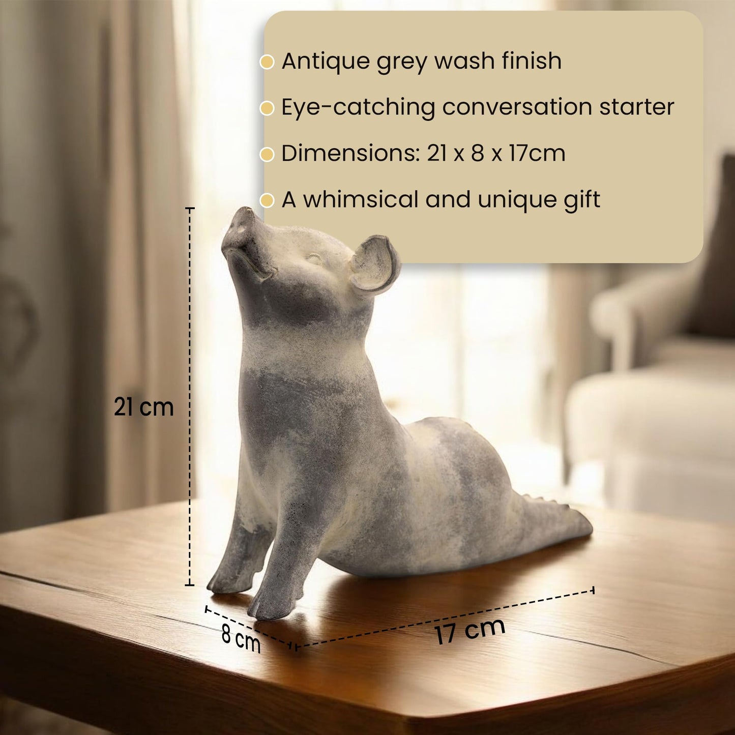 Yoga Pig - Cobra Pose