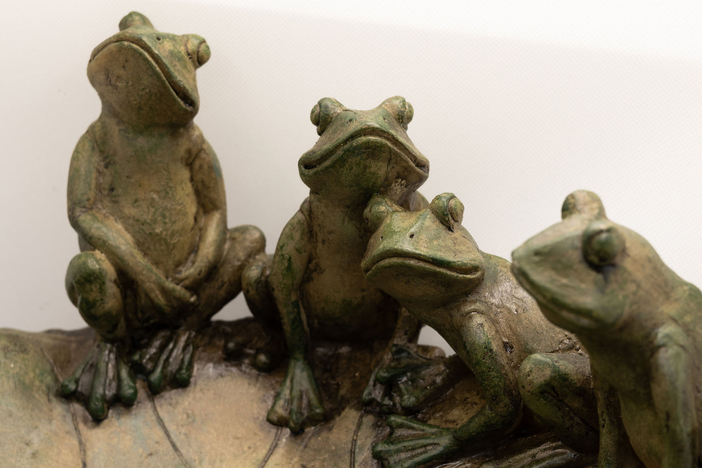 Frogs on a Lily Bowl
